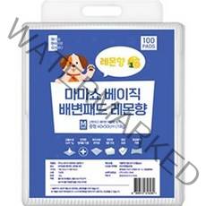 마마쇼 강아지 베이직 배변패드 레몬향, 100개입, 1개