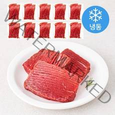 근육꼬기 우둔살 스테이크 칼집 (냉동), 10개, 150g
