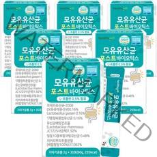 포스트바이오틱스 모유 유산균 프로바이오틱스 프리바이오틱스 가루 분말 신바이오틱스 유산균 먹이 프락토올리고당 락토바실러스 가세리 스틱 2g x 30포, 6개, 60g