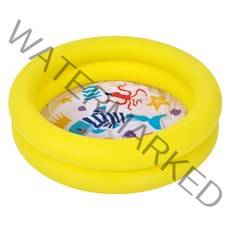 투칸 실내 야외용 바다생물 유아동 원형 풀장, 옐로우