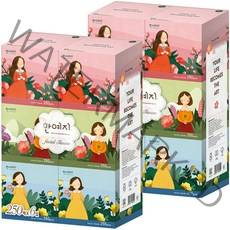 한예지 캐릭터 미니 미용티슈 2겹, 250매, 12개