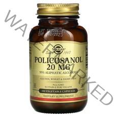 Solgar 폴리코사놀 20mg 베지 캡슐 100정, 1개, 1 100정