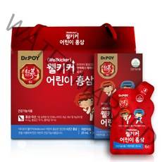 닥터포이 웰키커 어린이 홍삼, 200ml, 3개