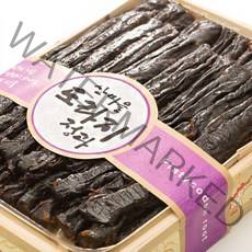 서민갑부 국산 무주 도라지정과 500 명절 한과 상견례선물, 수제 정과 500g + 쇼핑백+보라색+노리개