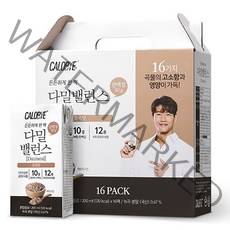 칼로바이 다밀밸런스 오곡맛 식사대용 단백질 쉐이크, 16개, 200ml