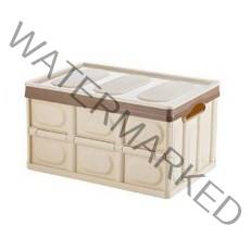 트래블큐브 멀티 폴딩 수납정리함 중형 30L, 브라운, 1개