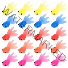 인공 금붕어 방수 귀여운 금붕어 생선 장난감 재미 목욕 현실 미니 금붕어 유연한 목욕 장난감, M