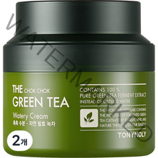 토니모리 더 촉촉 그린티 수분 크림, 100ml, 2개