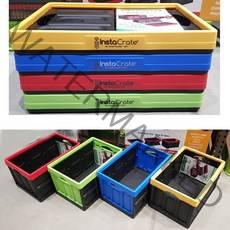 코스트코 InstaCrate 접이식 수납박스 46L 인스타크레이트 바스켓 (캠핑 정리함) 미국-사이즈 51X36X6cm, 1.엘로우