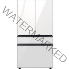 삼성전자 비스포크 4도어 정수기 냉장고 방문설치, 클린 화이트, RF75CB821312