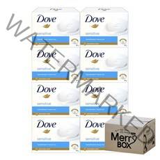 도브 센스티브 스킨 뷰티 바, 90g, 8개