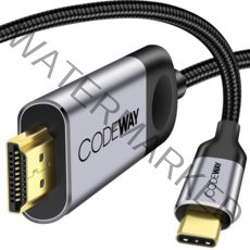 코드웨이 미러링케이블 넷플릭스 스마트폰 USB C to HDMI TV연결, 3M, 1개