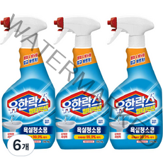 유한락스 멀티액션 욕실청소용 세정제, 510ml, 6개