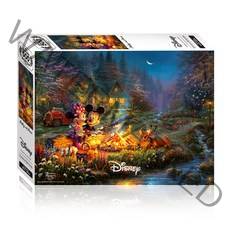 미디어앤아트 토이앤퍼즐 38 x 52 cm, 500피스, 미키와 미니 캠프파이어