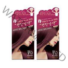 펴난 프리미엄 염색약 5p, 와인브라운, 10개