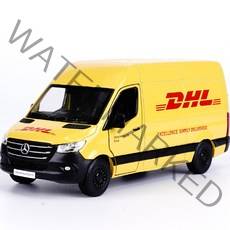 킨스마트 메르세데스 벤츠 스프린터 DHL 에디션 피규어, 1개