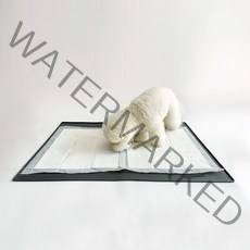 모멍트 반려동물 논슬립 실리콘 배변매트 특대형, 그레이