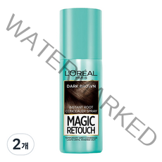 로레알 파리 로레알파리 매직 리터치 75 ml, 다크 브라운, 2개