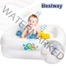 베스트웨이 BW 51116 엠보싱 유아사각 목욕 풀장 아기욕조 볼풀장
