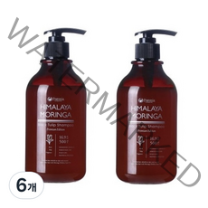 포고니아 히말라야 모링가 블랙튤립 샴푸, 500ml, 6개