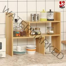 JS리빙 주방 원목 수납장 정리 다용도 부엌 다이 서랍장 선반 정리대 미니 선반장 용품 키친 가구 싱크대 정리함 양념통 튼튼한 깔끔한 진열대 수납 E_51 17*46