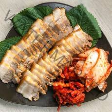 오겹살 한방 통 보쌈 수육 캠핑음식 밀키트, 350g, 1개