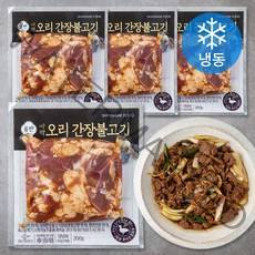 올반 바짝오리 간장불고기 (냉동), 200g, 4팩