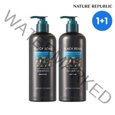 네이처리퍼블릭 블랙빈 탈모 증상 완화 샴푸 2개, 520ml
