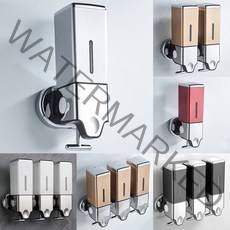 비엔티 무타공 물비누 디스펜서 샴푸걸이 주방 세제 리필, 무타공 설치(3M 테이프+실리콘 본드 제공), BM200 1구 물비누통, 실버, 1개