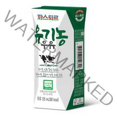 파스퇴르 유기농 우유, 125ml, 12개