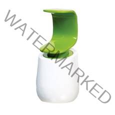 리빙듀오 한손으로 손등 터치 주방 욕실 세제 디스펜서, 화이트그린, 1개