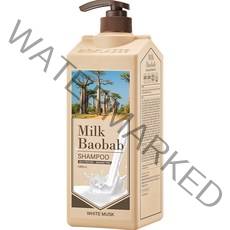 밀크바오밥 대용량 우유단백질 손상모 샴푸 화이트머스크향, 1000ml, 1개