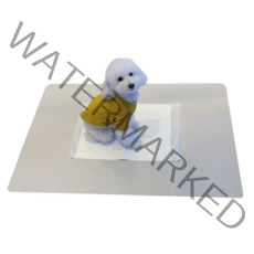 쉬야 강아지 배변매트 방수 논슬립 항균매트 국산, 라이트 그레이/크림(양면)