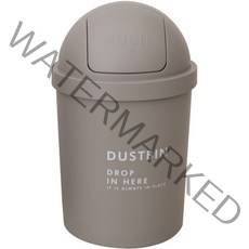 마이스타일 원형 푸쉬휴지통 6.5L, 라이트브라운, 1개