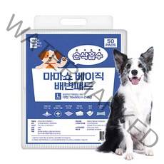 마마쇼 베이직 배변유도제 함유 배변패드, 1개, 50개입