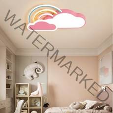 boaz 레인보우 방등(LED) 키즈 카페 인테리어 조명, 핑크