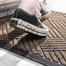 양드레하우스 현관발매트 도어매트, 브라운, 1개