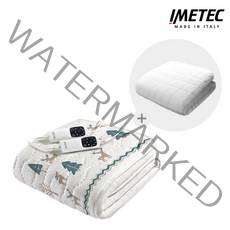 이메텍 프리미엄 안심 순면 전기요 더블 IMC-834 (노루)+화이트 면 전용커버