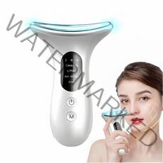 HAVE U갈바닉 온열 피부 리프팅 마사지기 홈케어 얼굴 목 브이괄사 피부 마사지기 YC-170, 화이트