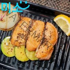 미소 순살 수제 손질 뼈없는 연어구이500g(약100g5팩) + 소스증정, 미소 순살 연어 500g