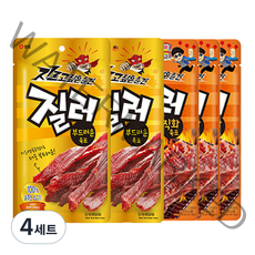 질러 부드러운 육포 30g x 2p + 직화풍 BBQ 30g x 3p, 4세트