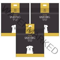 댕냥이 프리미엄 댕댕이패드 대형 30매 X 3팩, 댕댕이패드 대형 90매