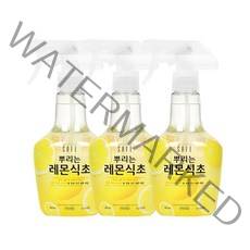 세이프 뿌리는 레몬식초 다목적세제, 400ml, 3개