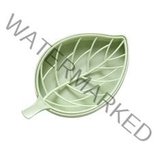 플루니 물빠짐 나뭇잎 비누 받침대, 1개, 그린