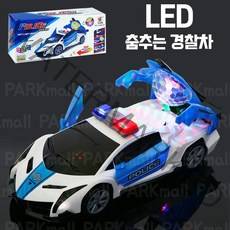 LED 춤추는 사운드 경찰차 (불빛 미니카 장난감자동차 폴리스카), YJ388-34