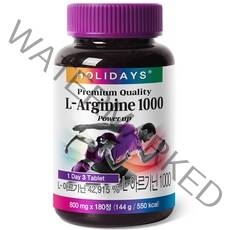 홀리데이즈 L 아르기닌, 180정, 1개