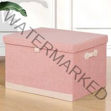 올하이 대형 접이식 보관 박스, 10 핑크 배색 60L, 1개