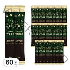 풍년보감 6년근 고려홍삼정 녹용 골드 벌크포장, 12g, 60포