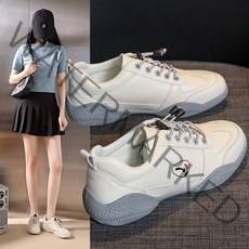 로우 여성화 미니 화이트 운동화 보드화