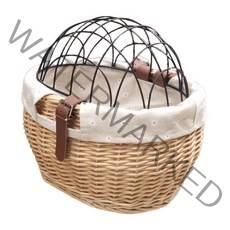 고양이 개 자전거 앞 핸들 바 바구니 Handwoven 고리 버들 애완 동물 좌석 MTB 도로 자전거 바구니 애완 동물 고양이 개 캐리어 사이클링 액세서리, 03